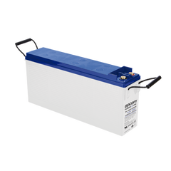 Batería de Ciclo Profundo AGM-VRLA / 12V 100Ah (10h) / Placas Gruesas Alta Densidad / Carcasa Ignífuga UL94-V0 / Terminal M8 / Baja Autodescarga / 1620A Cortocircuito