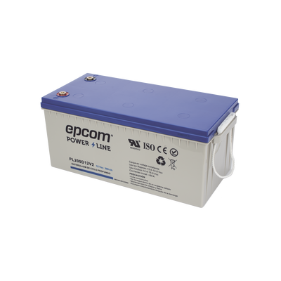 Batería 12 Vcc / 200 Ah / UL / Tecnología AGM-VRLA / Ciclo profundo / Para uso en aplicaciones fotovoltaicas y de emergencia  / Terminales T5