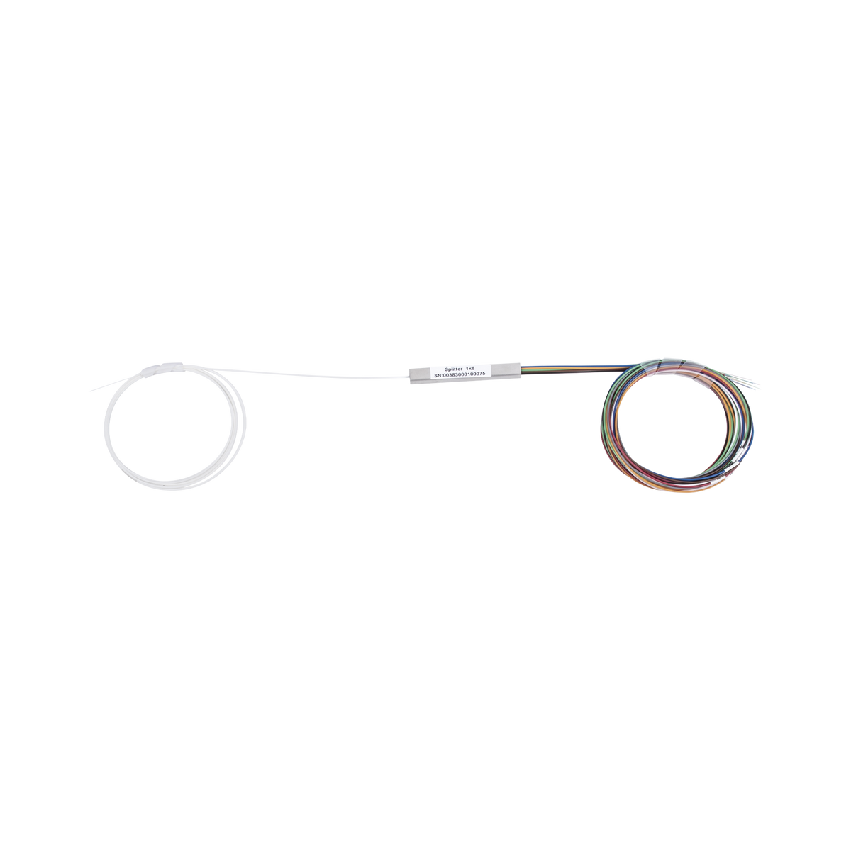 Splitter (Divisor Óptico) Tipo PLC, de 1x8, para Fusión (Sin Conectores)