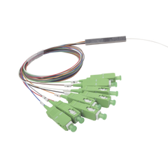 Splitter (Divisor Óptico) tipo PLC, de 1x8, conectores SC/APC de salida