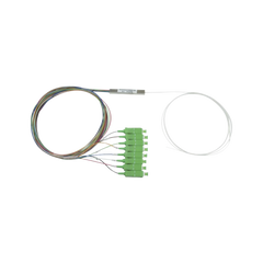 Splitter (Divisor Óptico) Tipo PLC, de 1x8, Conectores SC/APC de Salida