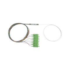 Splitter (Divisor Óptico) tipo PLC, de 1x8, conectores SC/APC de salida