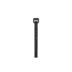 Cincho de Nylon 6.6 Pan-Ty™, 142mm largo x 2.5mm ancho, Color Negro, Exterior Resistente a Rayos UV, Paquete de 1000pz