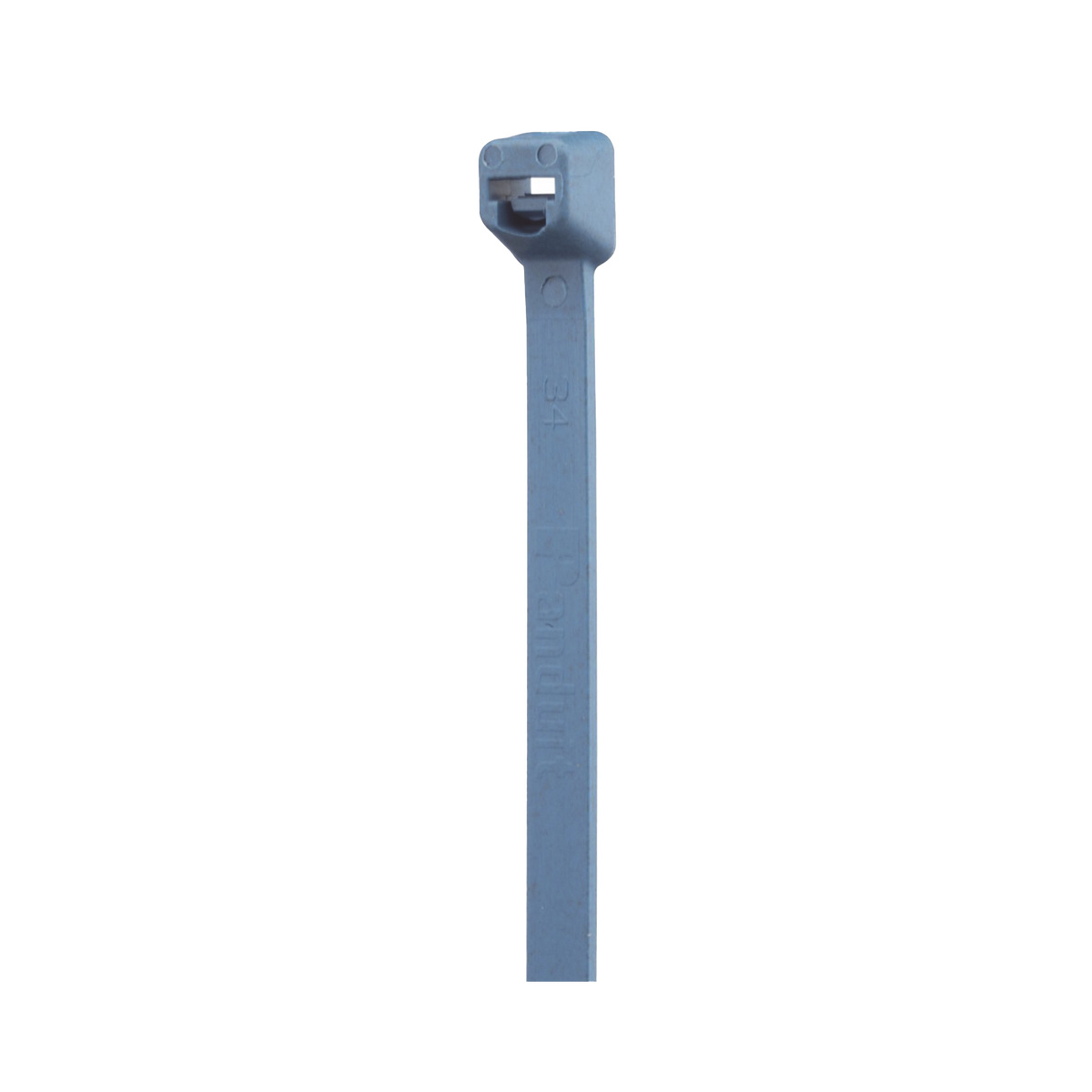 Cincho Pan-Ty™ 203mm Largo x 3.4mm ancho,  Intermedio de Nylon 6.6 y Metal Detectable, Color Azul. 100 Piezas.