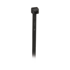 Cincho de Nylon 6.6, 203mm largo x 3.6mm ancho, Color Negro. Paquete de 1000 Piezas