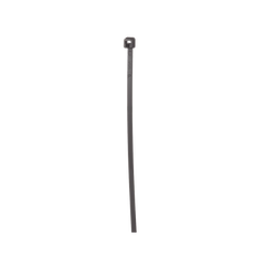 Cincho de Nylon 6.6 de Bloqueo, 203 mm largo x 2.5mm ancho, Color Negro, Exterior Resistente a Rayos UV, Paquete de 100pz