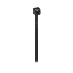 Cincho de Nylon 6.6 de Bloqueo, 203 mm largo x 2.5mm ancho, Color Negro, Exterior Resistente a Rayos UV, Paquete de 1000pz