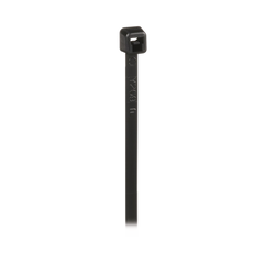 Cincho de Nylon 6.6 de Bloqueo, 203 mm largo x 2.5mm ancho, Color Negro, Exterior Resistente a Rayos UV, Paquete de 1000pz