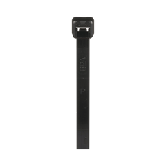 Cincho de Nylon 6.6 de Bloqueo, 188 mm largo x 4.8mm ancho, Color Negro, Exterior Resistente a Rayos UV, Paquete de 1000pz