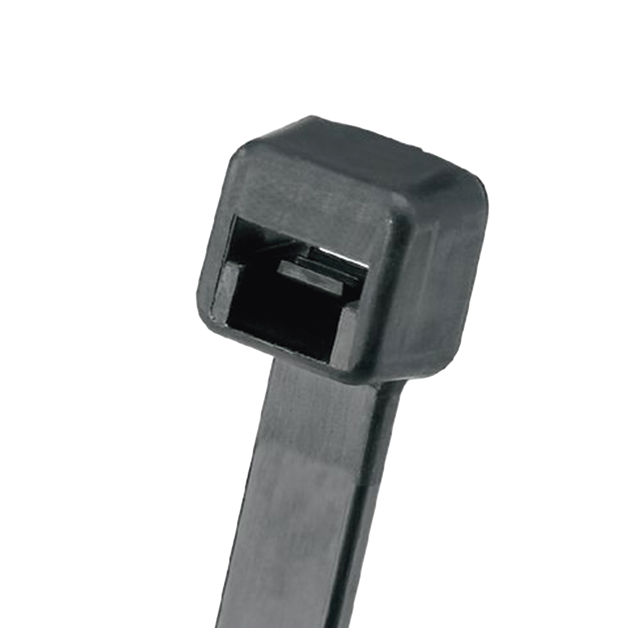 Cincho de Nylon 6.6 Pan-Ty, 368mm largo x 7.6mm ancho, Color Negro, Exterior Resistente a Rayos UV, Paquete de 100pz