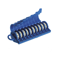 Dispensador de Etiquetas Marcadoras, Con Rollos Pre-Impresos con Números 0-9, de 2.4 Metros (7.87 Pies), Color Blanco
