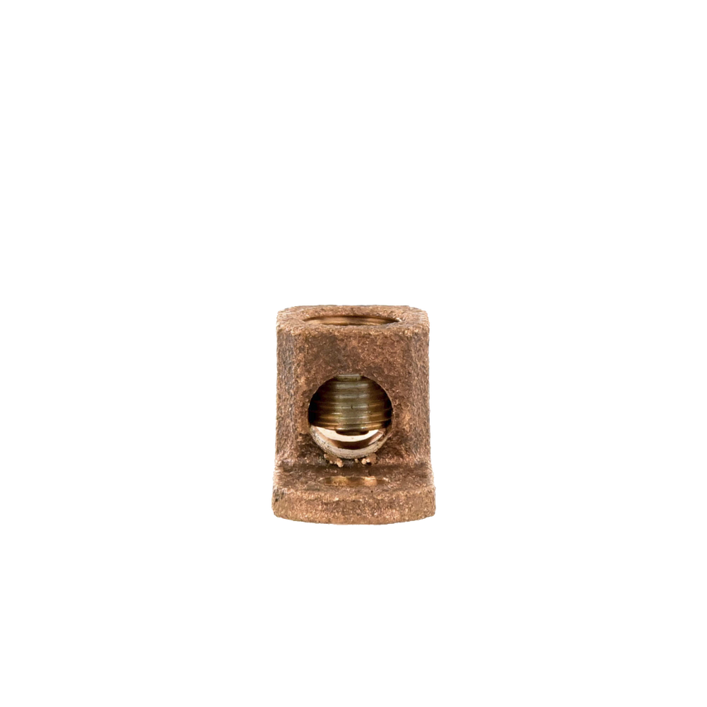 Terminal Tipo Lengüeta Recta de Cobre, Cal. 8 a 1/0 AWG,  Orificio para perno de 5/16" (7.9mm)