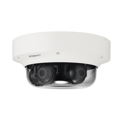 Cámara IP Multisensor 6MP ( 3 Sensores de 2MP) WDR 150 DB, Lente Motorizado 3 - 6 MM /  HPOE / IP66 / IK10 / NEMA 4X