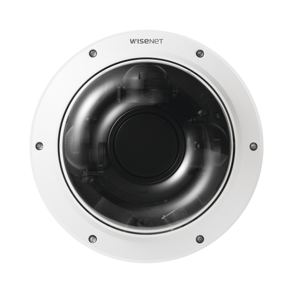 Cámara IP Multisensor 6MP ( 3 Sensores de 2MP) WDR 150 DB, Lente Motorizado 3 - 6 MM /  HPOE / IP66 / IK10 / NEMA 4X