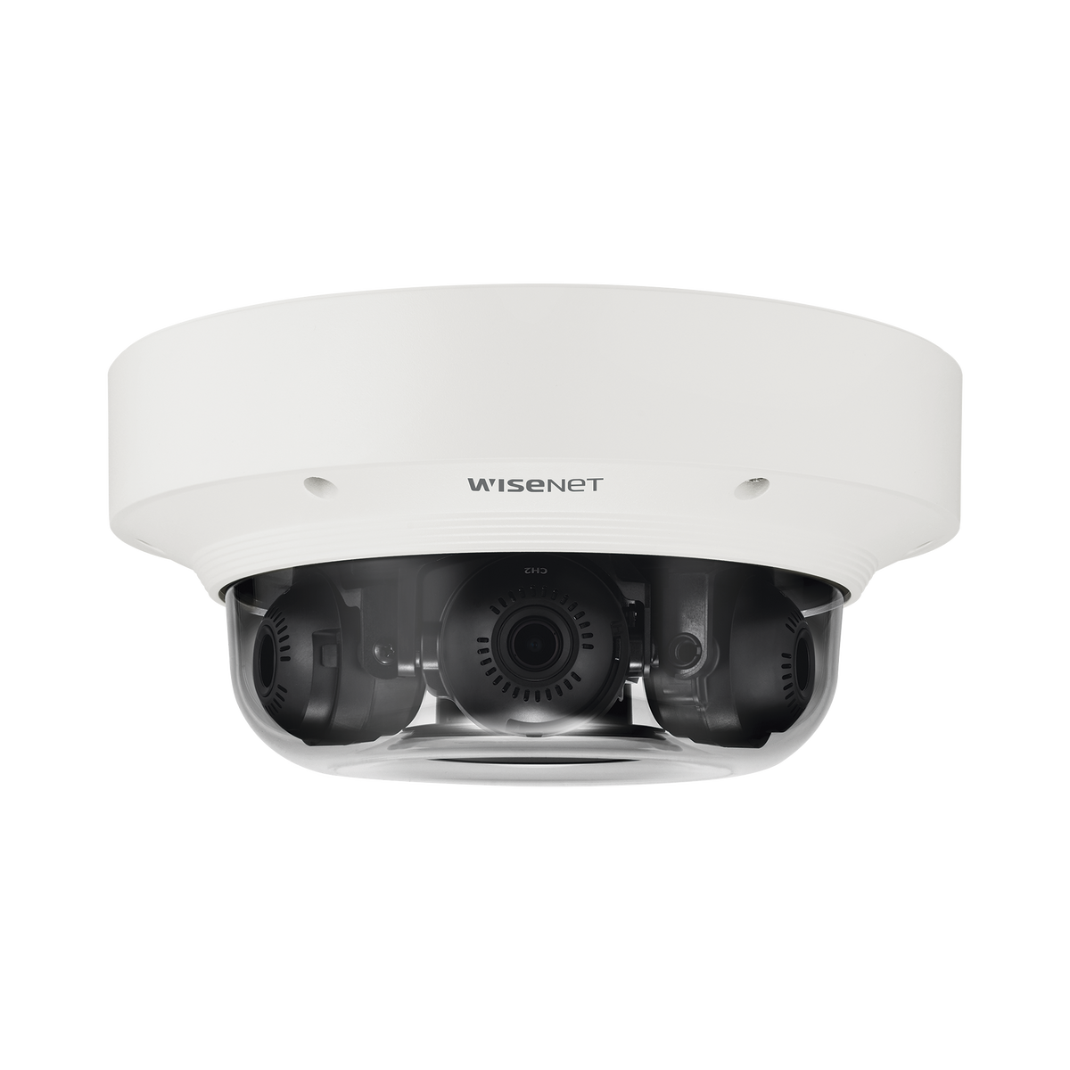 Cámara IP Multisensor 6MP ( 3 Sensores de 2MP) WDR 150 DB, Lente Motorizado 3 - 6 MM /  HPOE / IP66 / IK10 / NEMA 4X