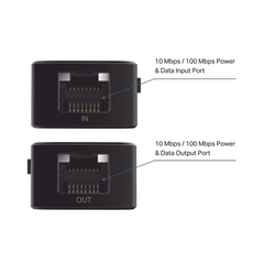 Extensor PoE 802.3 af/at / 2 puerto 10/100 Mbps / Plug and Play / Salida PoE Hasta 20W / Extensor Hasta 250 Metros