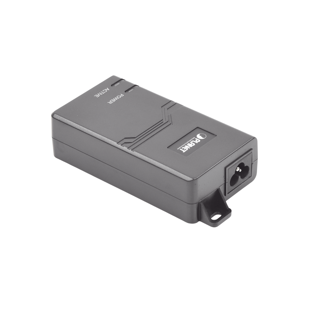 Inyector PoE  IEEE 802.3at, Puertos Gigabit, Hasta 30 W de Salida PoE (Mid-span)
