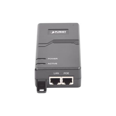 Inyector PoE  IEEE 802.3at, Puertos Gigabit, Hasta 30 W de Salida PoE (Mid-span)