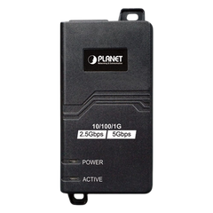 Inyector PoE 802.3 af/at, Hasta 30 W, con Puertos de 10/100/1000Mbps/ 2.5 Gbps/5 Gbps