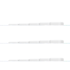 5 Unidades del Adaptador PoE Ubiquiti de 24 VDC, 0.5 A con puerto Gigabit, color blanco
