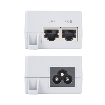 Inyector PoE Pasivo Gigabit de pared para C5x, C5c,  de Mimosa, Voltaje de salida  24Vcc.