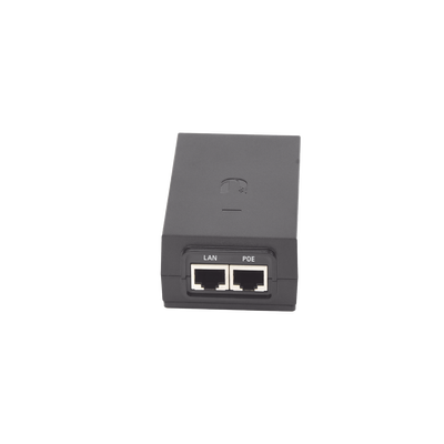 Adaptador PoE Ubiquiti de 48 VDC, 0.5 A, Fast Ethernet (10/100 Mbps)