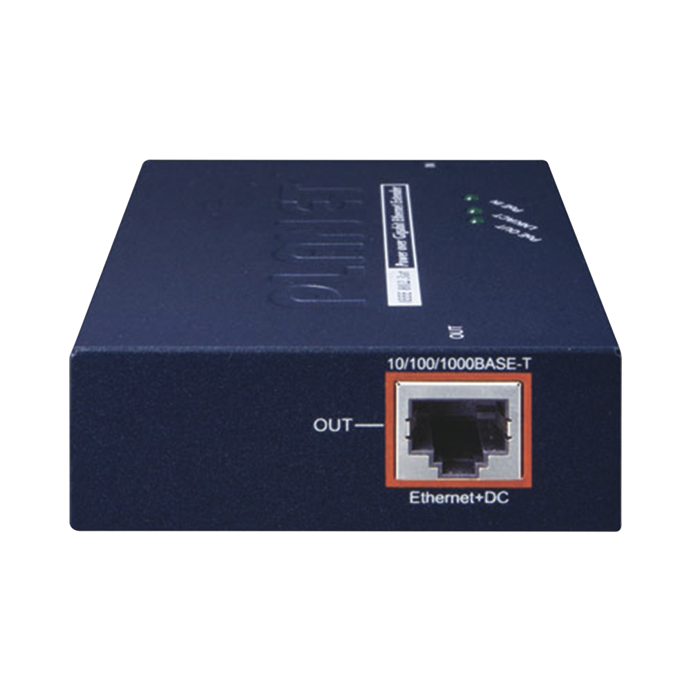 Extensor PoE+ / Hasta 100 m / Entrada PoE+ Gigabit 802.3 at y Salida PoE+ Gigabit 802.3 af / at / Interior
