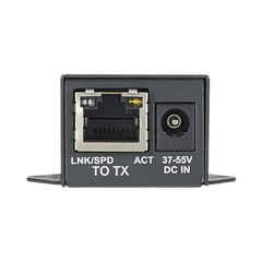 Receptor PoE/PoE+ Para Uso con Transmisor POEXTX1, Hasta 610 Metros (2000 ft) con Cable Cat5e o Cat6, 10/100Mbps