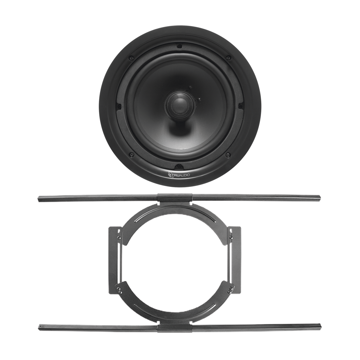 KIT de Bocina de Techo TruAudio de 8in PP8 con Soporte de Acero Rígido para Techos Suspendidos