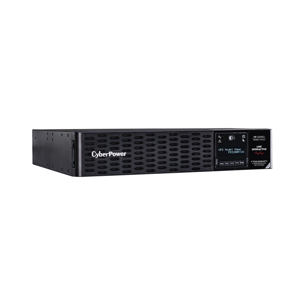 UPS de 2200 VA/2200 W, Topología Línea Interactiva, Entrada 120 Vca NEMA L5-30P, Onda Senoidal Pura, Torre o Rack 2 UR, Con 8 Tomas NEMA 5-20R