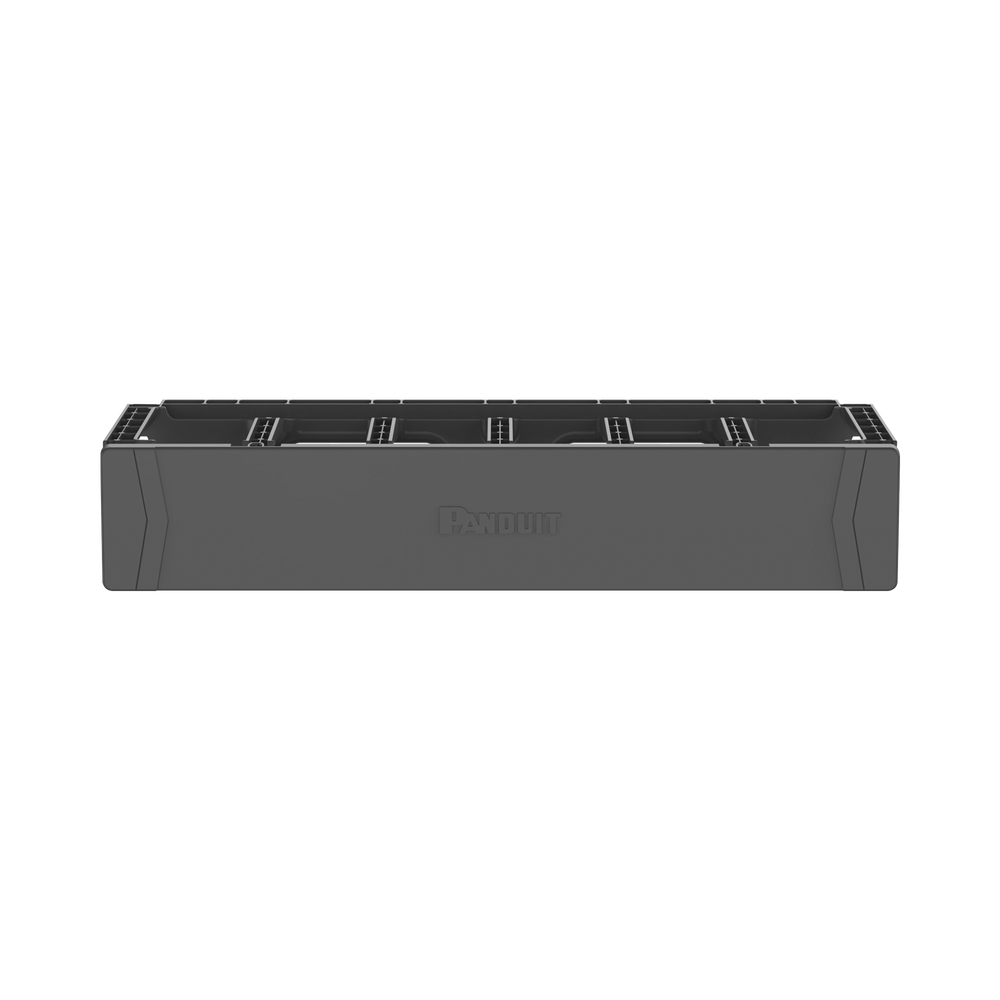 Organizador de Cables Horizontal PatchRunner™, Sencillo (Solo Frontal), Para Rack de 19in, 2UR