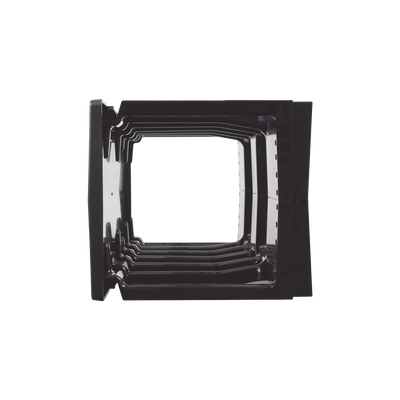 Organizador de Cables Horizontal PatchRunner™, Sencillo (Solo Frontal), Para Rack de 19in, 4UR