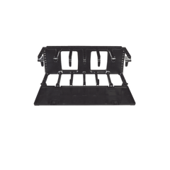 Organizador de Cables Horizontal PatchRunner™, Sencillo (Solo Frontal), Para Rack de 19in, 4UR