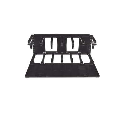 Organizador de Cables Horizontal PatchRunner™, Sencillo (Solo Frontal), Para Rack de 19in, 4UR