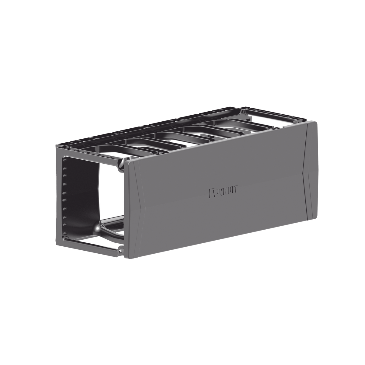 Organizador de Cables Horizontal PatchRunner™, Sencillo (Solo Frontal), Para Rack de 19in, 4UR