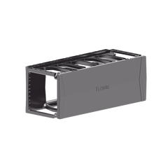 Organizador de Cables Horizontal PatchRunner™, Sencillo (Solo Frontal), Para Rack de 19in, 4UR