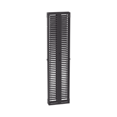 Organizador Vertical PatchRunner™, Doble (Frontal y Posterior), Para Rack Abierto de 45 Unidades, 6in de Ancho, Color Negro