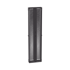 Organizador Vertical PatchRunner™, Doble (Frontal y Posterior), Para Rack Abierto de 45 Unidades, 6in de Ancho, Color Negro