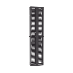 Organizador Vertical PatchRunner™, Doble (Frontal y Posterior), Para Rack Abierto de 45 Unidades, 8in de Ancho, Color Negro