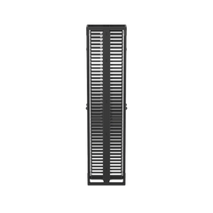 Organizador Vertical PatchRunner™, Doble (Frontal y Posterior), Para Rack Abierto de 45 Unidades, 10in de Ancho, Color Negro