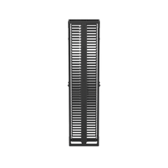 Organizador Vertical PatchRunner™, Doble (Frontal y Posterior), Para Rack Abierto de 45 Unidades, 10in de Ancho, Color Negro