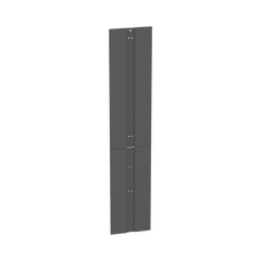 Tapa Final de Fila, Para Organizador Vertical PR2V PatchRunner™ 2, de 45 UR, Color Negro