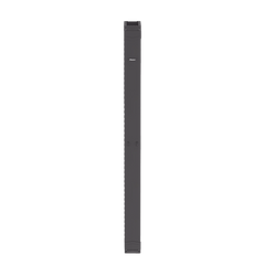 Organizador Vertical PatchRunner™, Sencillo (Solo Frontal), Para Rack Abierto de 45 Unidades, 6 in de Ancho, Color Negro