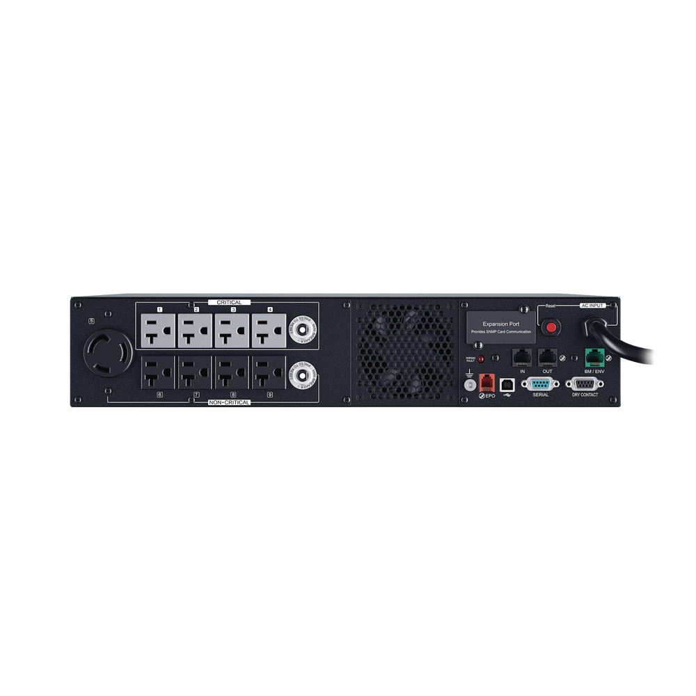UPS de 3000 VA/3000 W, Topología Línea Interactiva, Entrada 120 Vca NEMA L5-30P, Onda Senoidal Pura, Torre o Rack 2 UR, Con 8 Tomas NEMA 5-20R y 1 NEMA L5-30R