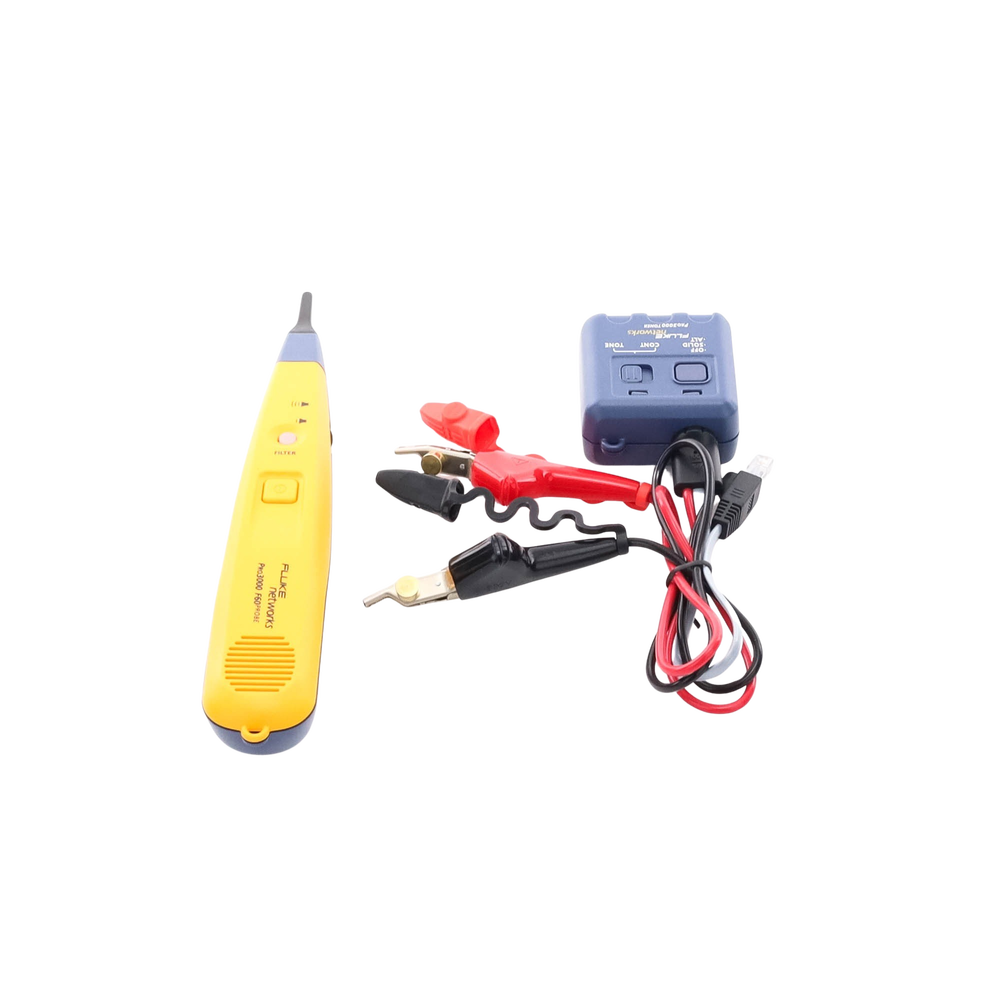 Generador y Sonda (Detector) de Tonos PRO3000, Con Filtrado de Señales a 60Hz, Para Identificación de Señales Analógicas en Cableado Inactivo
