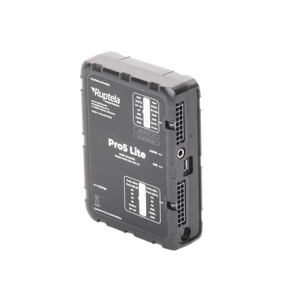 Tracker GPS Pro5 Lite / LTE CAT1 bis (4G), GSM (2G) / Lectura de Datos CAN / Monitoreo de Audio, Temperatura y Combustible / Pequeño con Nano SIM / Conectividad BLE / Protección Avanzada