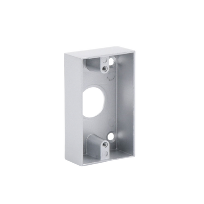 Caja cromada para instalación del botón PRO800B