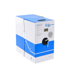 Bobina de Cable UTP Cat5e Exterior 305 Metros, Sin Blindar (UTP), Blanco, UL