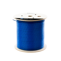 Bobina de Cable U/UTP Cat6A de 305 Metros (1000 Pies), Color Azul, CM, Soporta 10G-BaseT para Transmisión de Frecuencias de Hasta 500MHz, UL