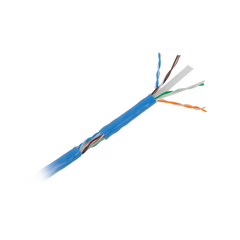 Bobina de Cable U/UTP Cat6A de 305 Metros (1000 Pies), Color Azul, CM, Soporta 10G-BaseT para Transmisión de Frecuencias de Hasta 500MHz, UL